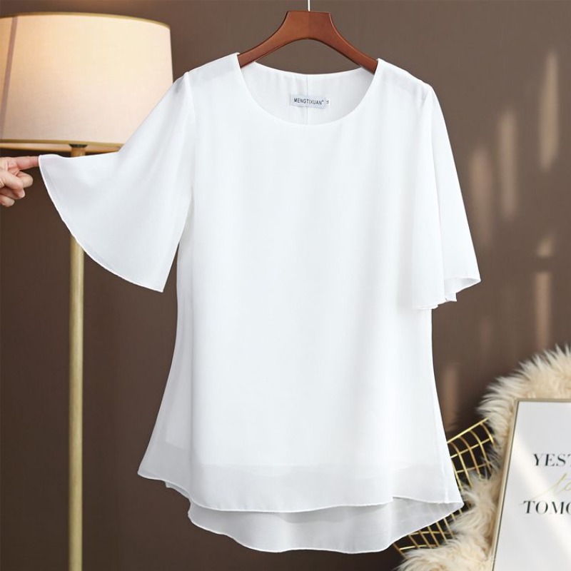 Silk Blouse - Blusa Elegante Plus Size de Seda