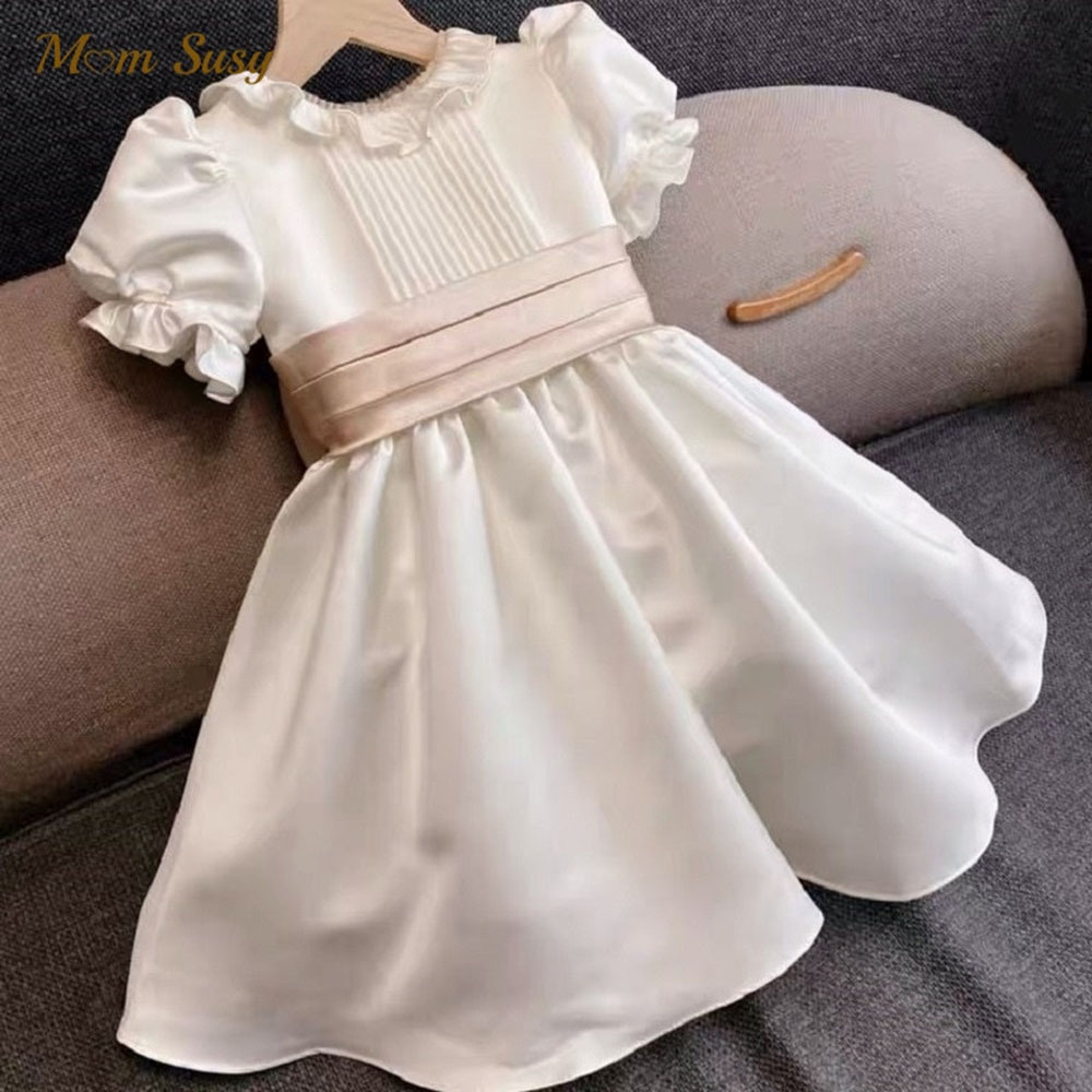 Wedding Dress - Bebê meninas vestido de aniversário retro
