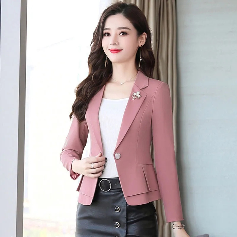 Women'S Red Formal Wear - Casaco Formal Slim Feminino para Trabalho