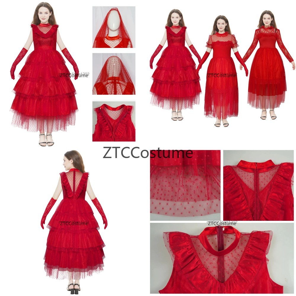 Evening Gown - Fantasia Cosplay Lydia Deetz, Vestido de