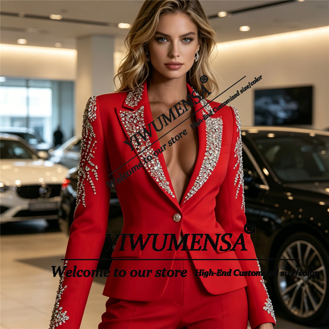 Conjuntos de Luxo Femininos de - Womens Blazer avaliação e preço