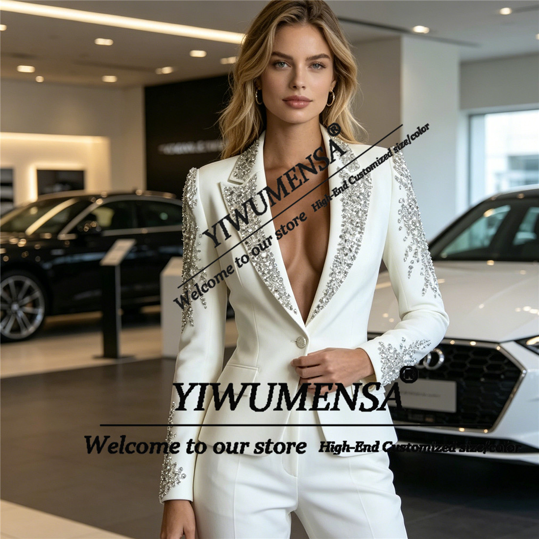 Conjuntos de Luxo Femininos de - Womens Blazer avaliação e preço