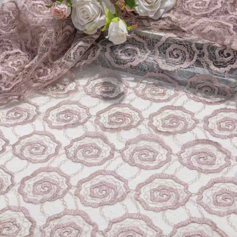 Tecido de Renda Tule Bordado c - Lace Dress avaliação e preço