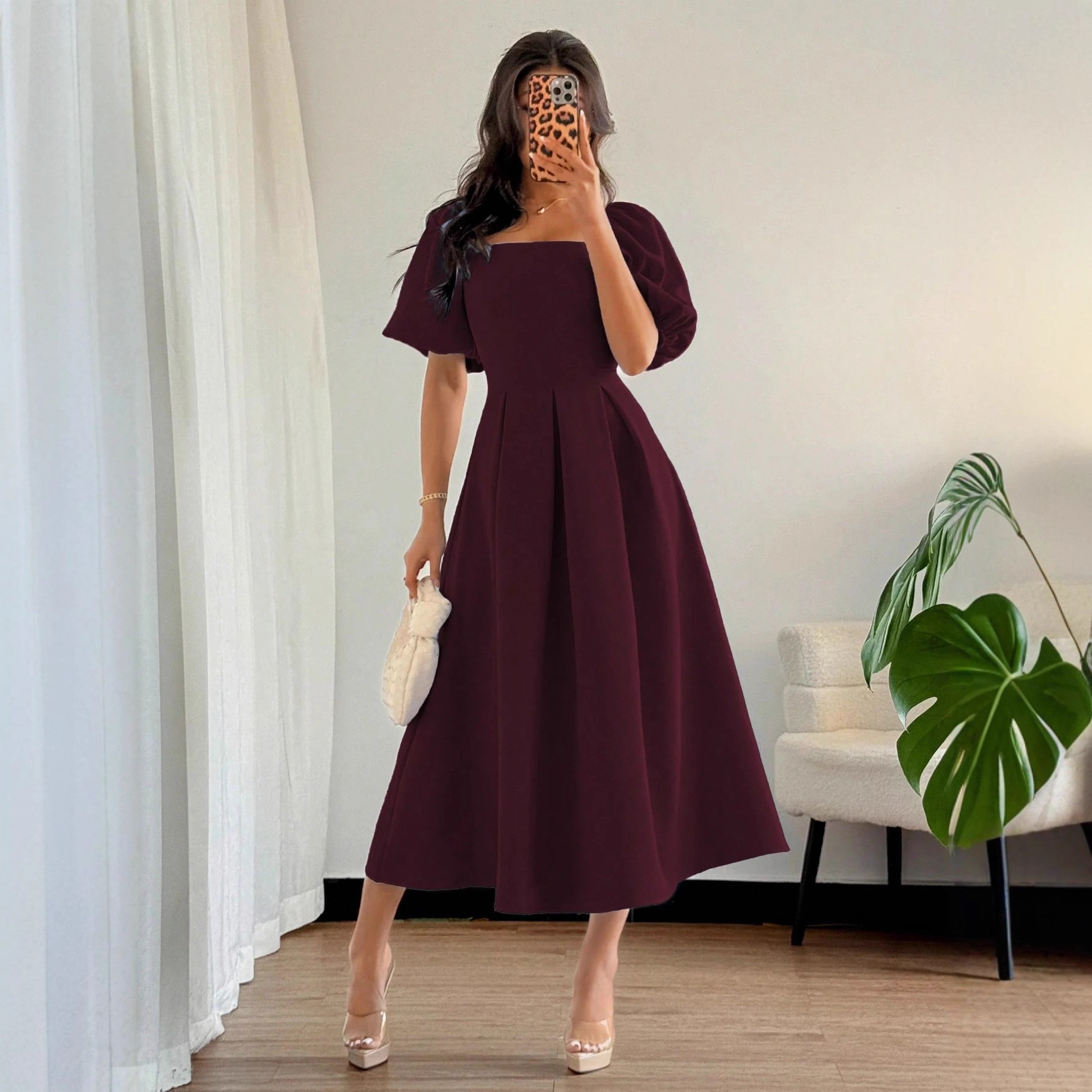 Vestido de Festa Elegante para - Formal Skirt avaliação e preço