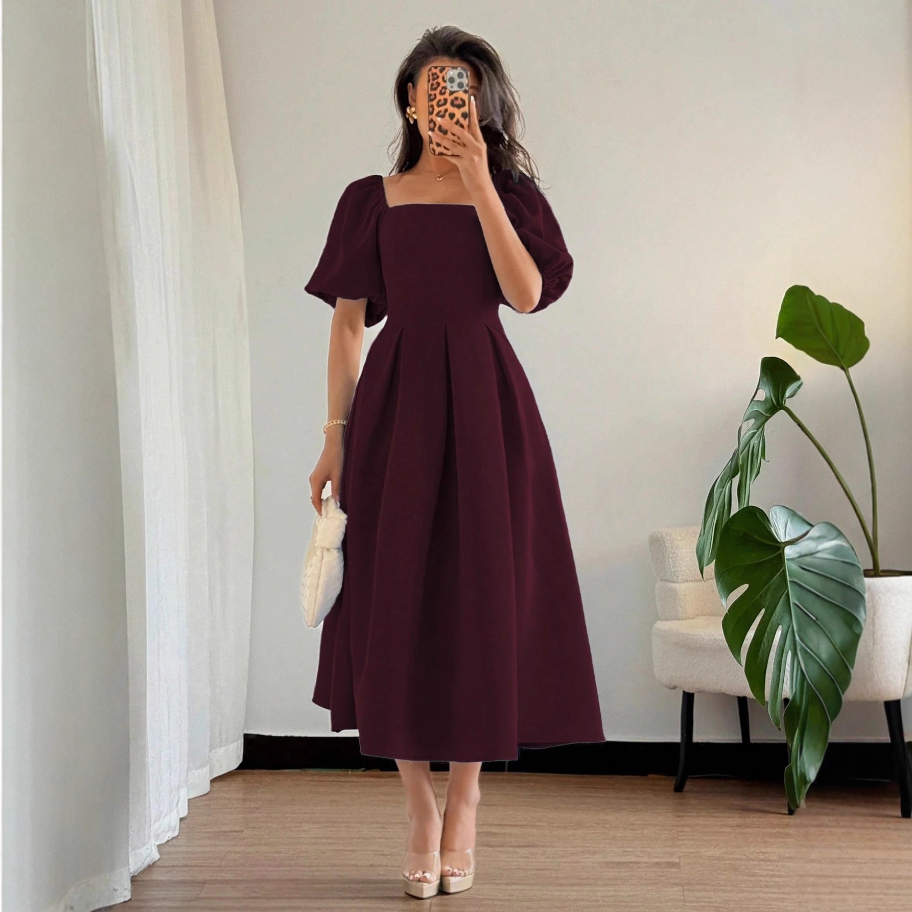 Vestido de Festa Elegante para - Formal Skirt avaliação e preço