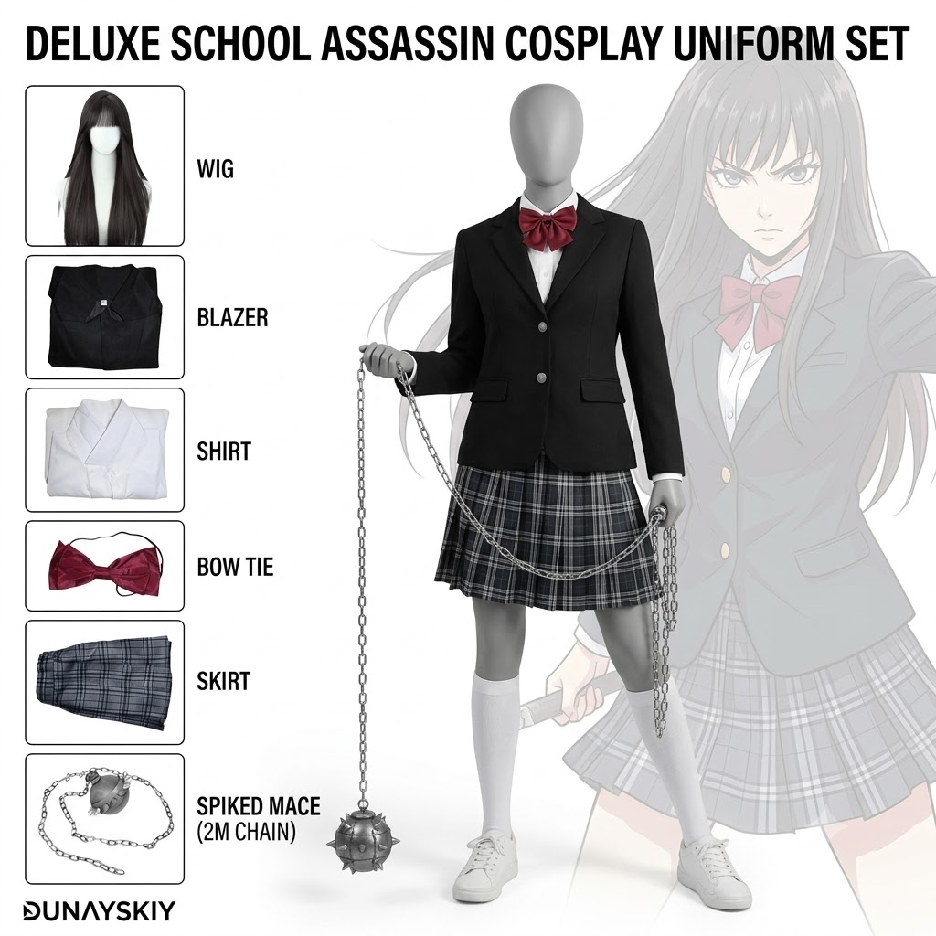 Gogo Yubari Black JK Saia Unif - Formal Skirt avaliação e preço