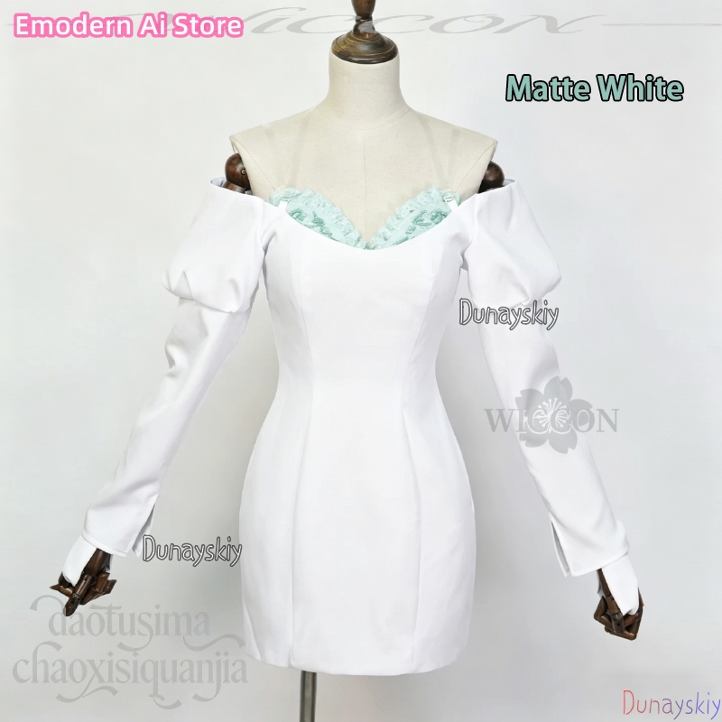 Novo Vestido Branco CAFE Cross - Evening Gown avaliação e preço
