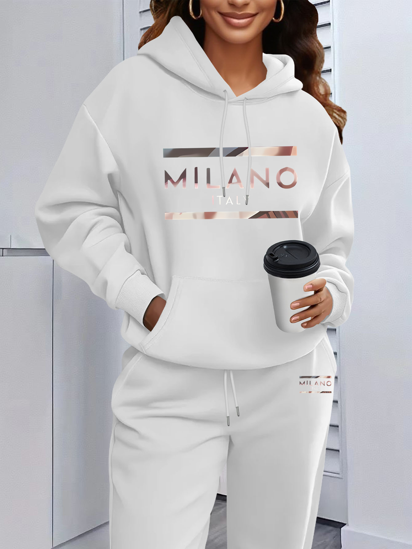 Conjunto de Moletom Feminino c - Womens Suit avaliação e preço