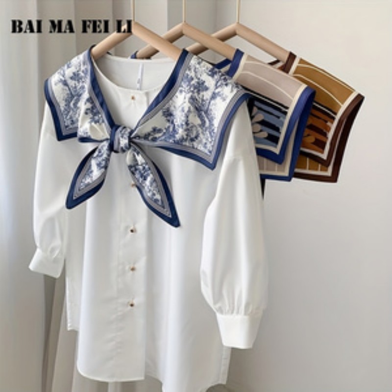 Lenço de Seda Versátil Feminin - Silk Blouse avaliação e preço
