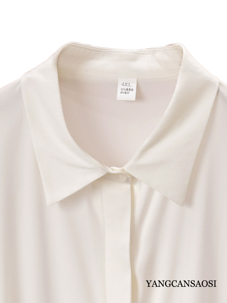 Camisa de Manga Longa Versátil - Silk Blouse avaliação e preço