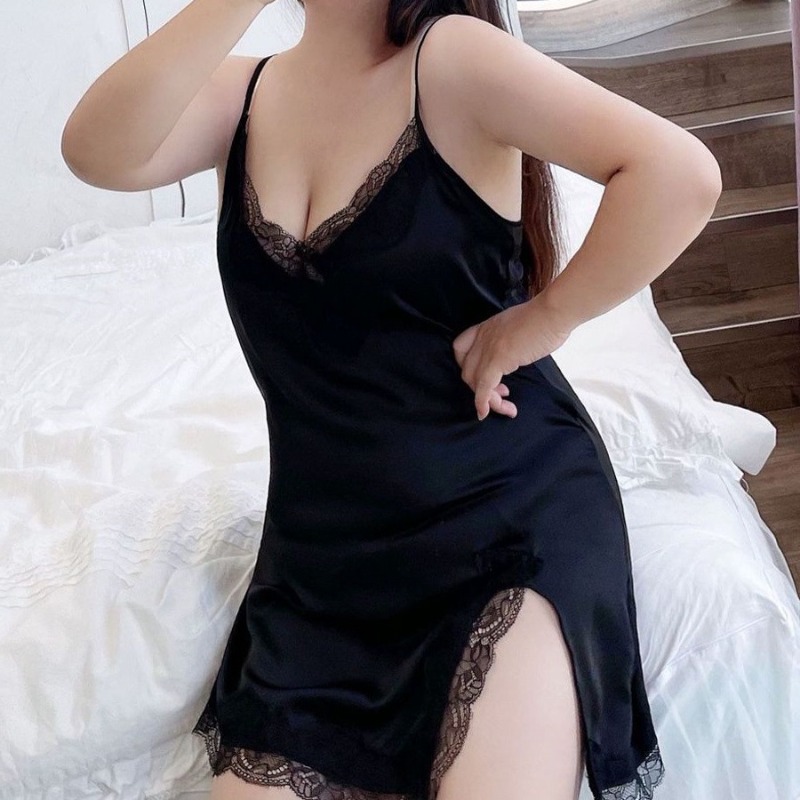 Camisola Feminina Plus Size de - Lace Dress avaliação e preço