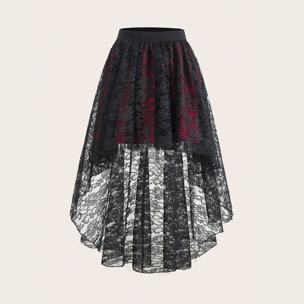Plus size gótico elegante saia - Formal Skirt avaliação e preço