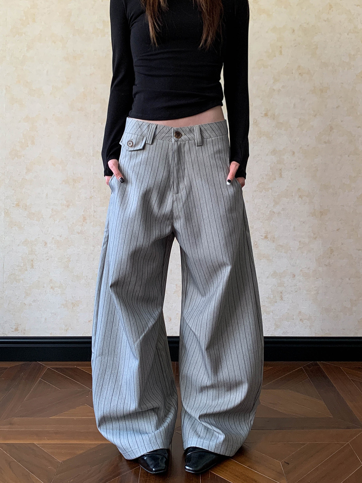 Calças casuais de perna larga  - Tailored Trouser Wide avaliação e preço