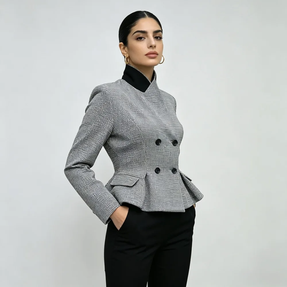 Blazer Feminino Novo de Outono - Womens Blazer avaliação e preço