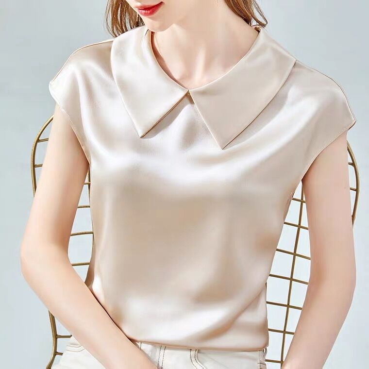Camisas Femininas Elegantes de - Silk Blouse avaliação e preço