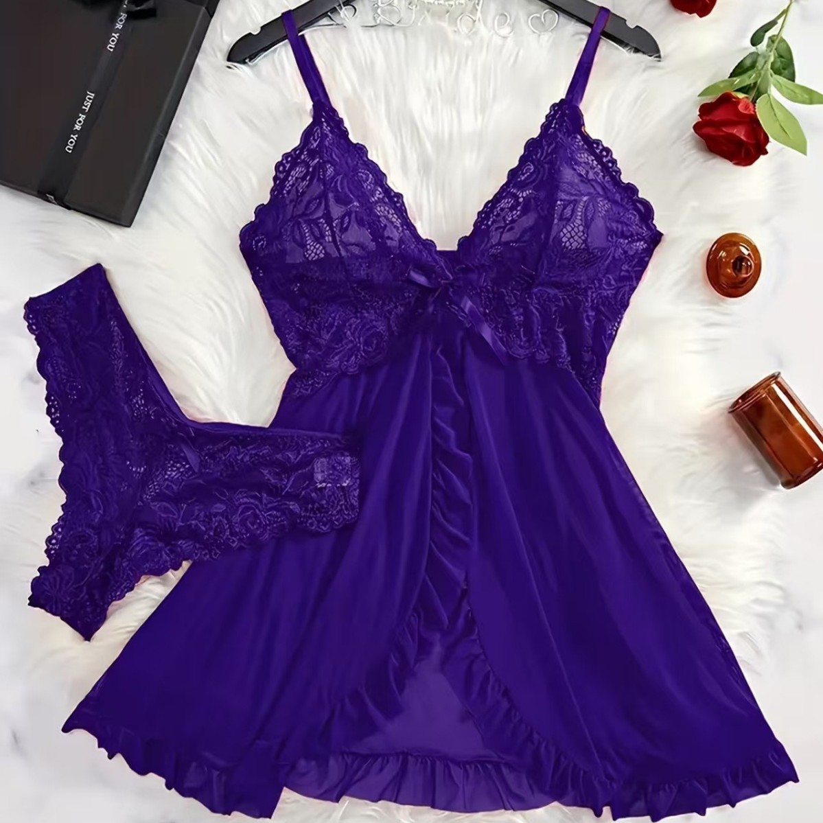 Pijama feminino sexy de renda  - Lace Dress avaliação e preço