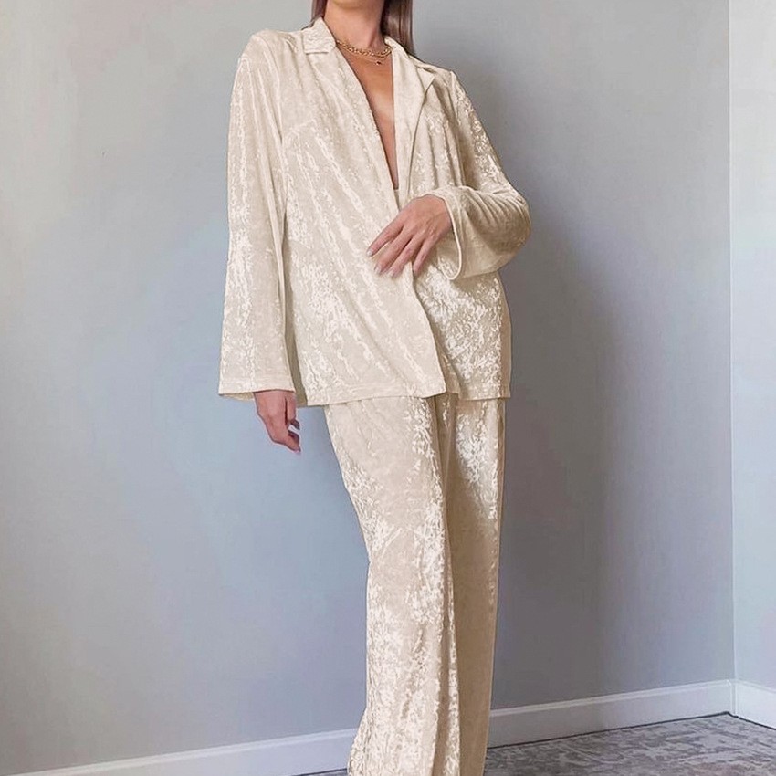 Conjunto de Pijama Lounge de V - Womens Blazer avaliação e preço