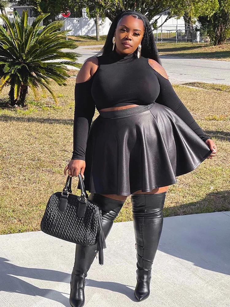 Mulheres plus size saias de co - Formal Skirt avaliação e preço