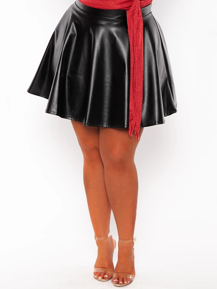 Mulheres plus size saias de co - Formal Skirt avaliação e preço