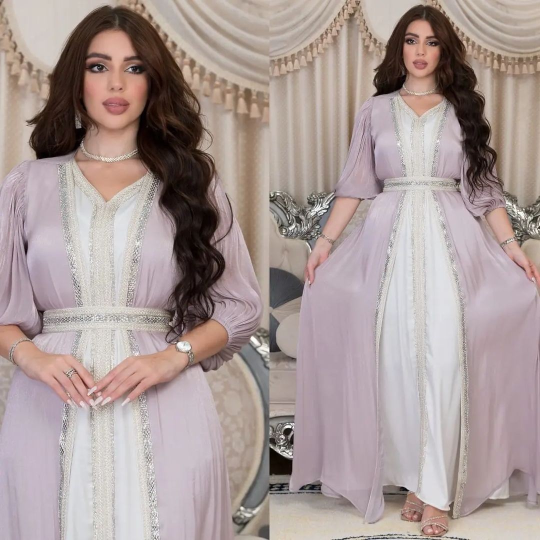 Vestido de Lantejoulas Lavanda - Evening Gown avaliação e preço